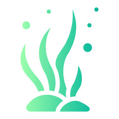 seaweed gradient icon