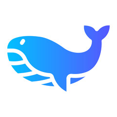 whale gradient icon