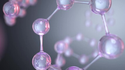 abstract  benzene ring molecule 3d