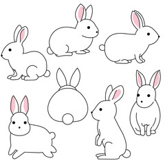 うさぎのイラスト2