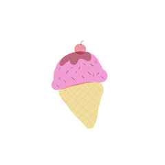 ice cream cone strawberry 20220914