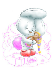 Peluche ourson doudou