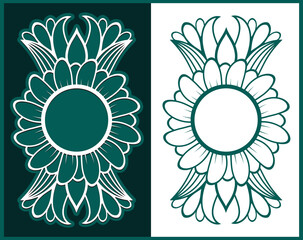 Laser Cut Mirror Frame