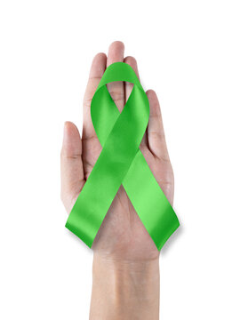 Lime Green Ribbon For Mental Health Illness, Lymphoma Cancer Awareness, Lyme Disease, Spinal Cord Injuries, Kabuki Syndrome, Duchenne Muscular Dystrophy