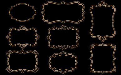 ゴールド装飾フレーム