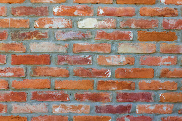 Old brick weathered wall texture. Brickwork