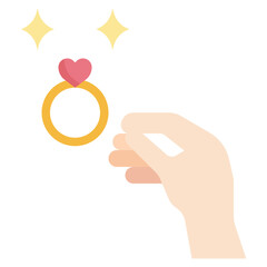 Wedding_give flat icon,linear,outline,graphic,illustration