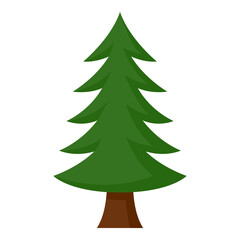 Christmas Tree isolated on white background