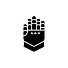 gauntlet icon vector design templates