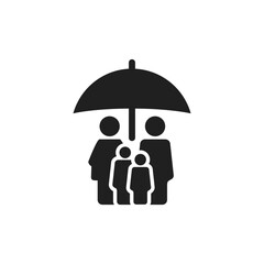 family insurance icon vector design illustration