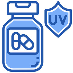 Obraz premium vitamin line icon,linear,outline,graphic,illustration