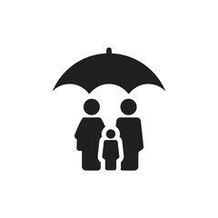 family insurance icon vector design illustration