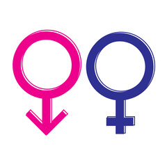 logo vector gender male female sex blue pink