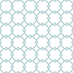 Naklejka premium Seamless blue ornament in arabian style. Geometric abstract ligh blue and white background. Pattern for wallpapers and backgrounds