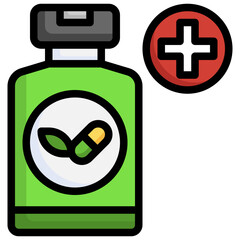 Pharmacy_herbal medicine line icon,linear,outline,graphic,illustration