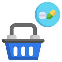 Pharmacy_shopping line icon,linear,outline,graphic,illustration