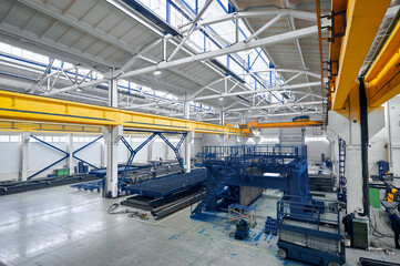 Fototapeta na wymiar Department of small details welding and assembling at plant