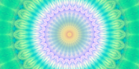 Fraktal Mandala Hintergrund Motiv für Flyer und Homepage