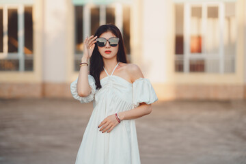 Fototapeta premium fashion girl