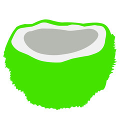 young green coconut