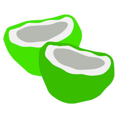 young green coconut