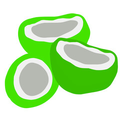young green coconut