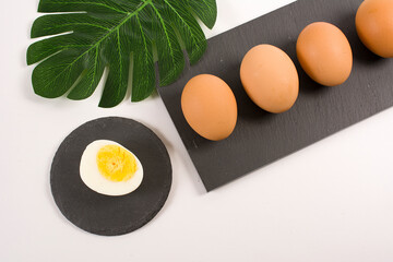 eggs on a plate