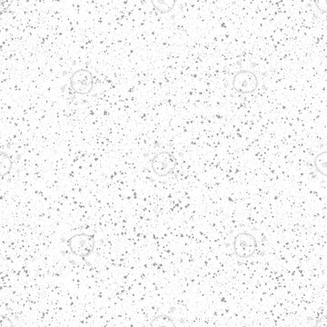 Hand Drawn Snowflakes Christmas Seamless Pattern. Subtle Flying Snow Flakes on chalk snowflakes Background. Amusing chalk handdrawn snow overlay. Positive holiday season decoration.
