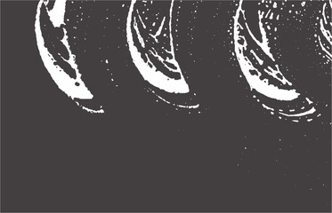 Grunge texture. Distress black grey rough trace. B