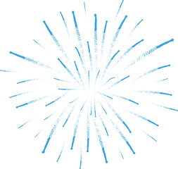 Obraz premium Beautiful bursting firework.