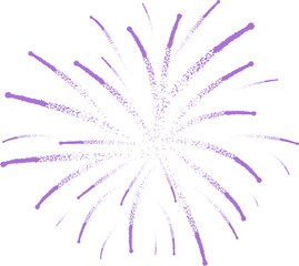 Obraz premium Beautiful bursting firework.