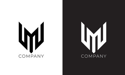 Letter m or m y logo