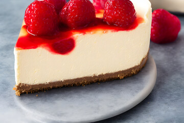 picture of cheesecake, a sweet and sugary baked food, yummy high calorie meal