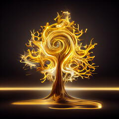 crazy abstract tree of life