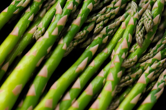 a picture of a bunch of asparagus, fresh green vegetable, food ingredient