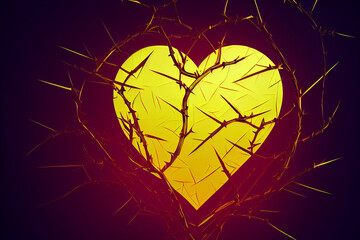Romance Romantic Valentine's Love Heart Background High Definition Graphical Wallpaper
