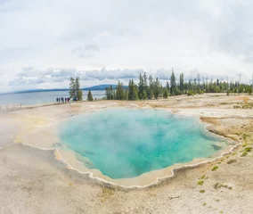 Foto op Canvas Geothermal pool in Yellowstone National Park © Fyle