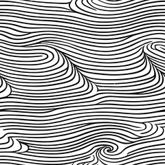 black and white weather seamless pattern