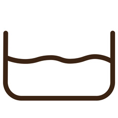 trough outline icon