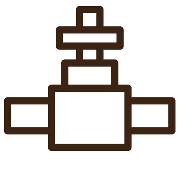 recommend clip art: plumber water tap outline icon