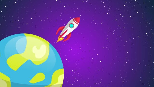 This video is a sighting of a rocket heading to the moon.