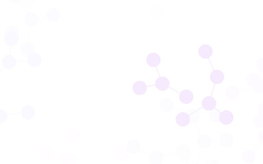 Light Purple vector backdrop with artificial intelligence data.