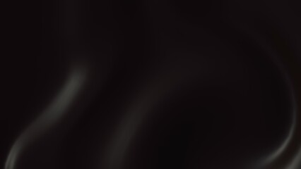 Beautiful black abstract background with folds of curtains. 3D illustration, 3D rendering.
