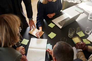 Business people at meeting