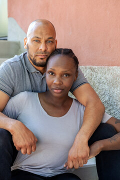 Portrait of mid adult couple