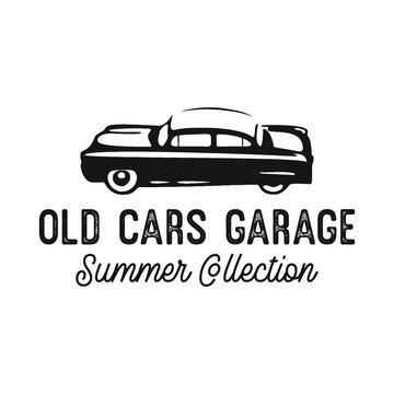 Poster for old cars garage