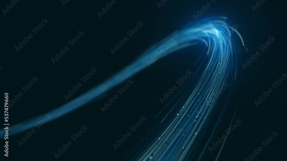 Poster abstract swirling and flowing lines background/ 4k animation of an abstract wallpaper technology bac