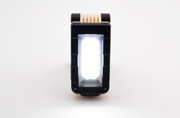 Modern Portable Load Shedding Folding LED Work Light With Torch Battery Powered USB Rechargeable...
