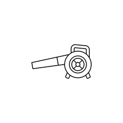 Dust Blower icon in line style icon, isolated on white background