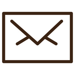 messanger on outline icon